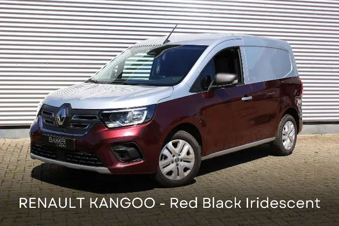 Renault Kangoo EV met KPMF Red Black Iridescent wrap - Bakker Customs Portfolio