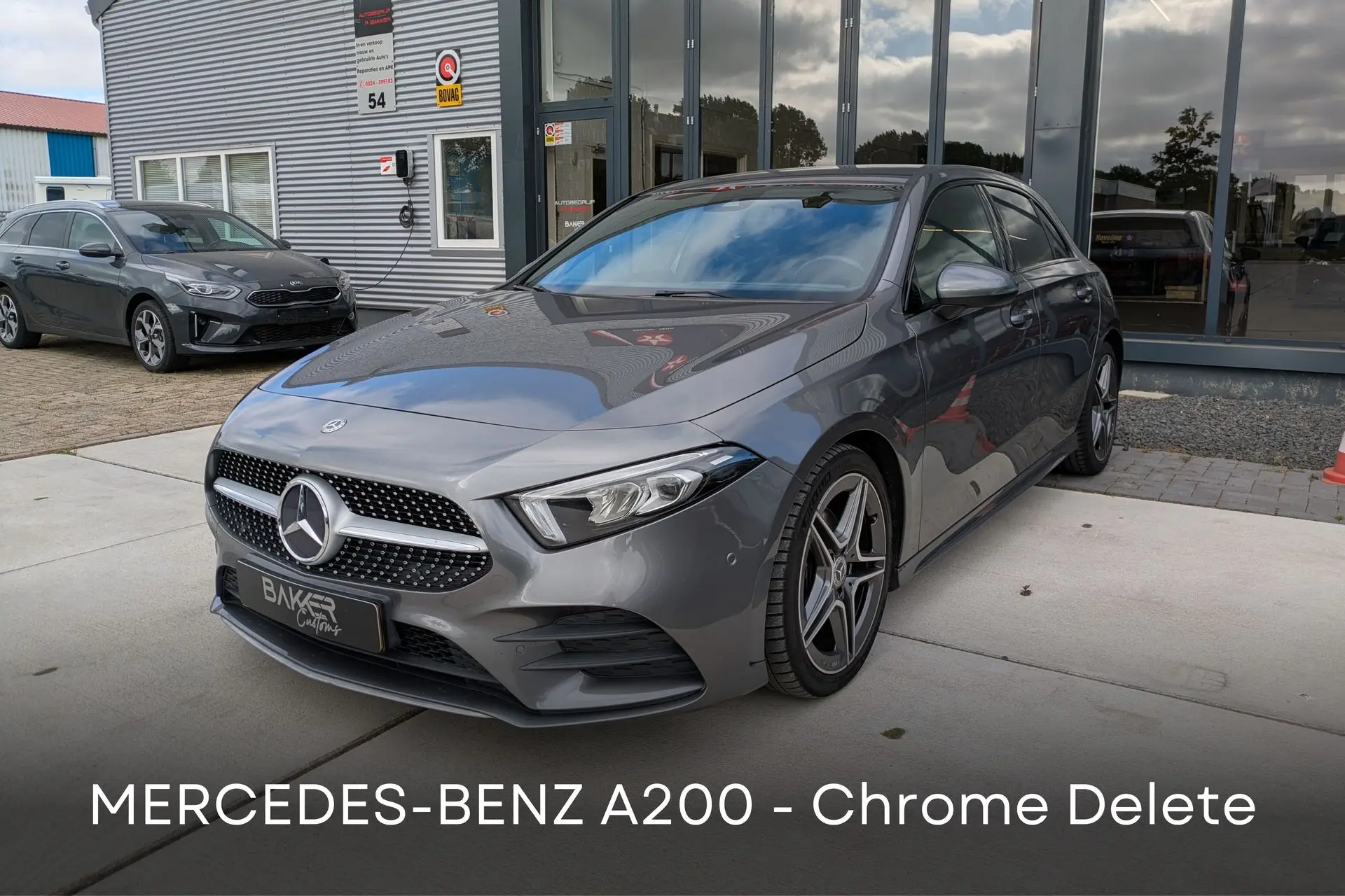 Mercedes Benz A200 Chrome Delete - Bakker Customs Portfolio