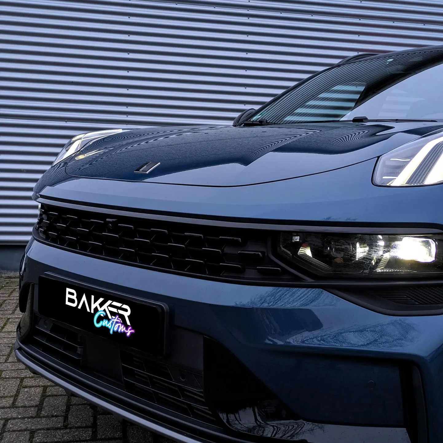 Lynk & Co 01 wrapped front bumper